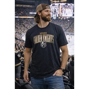 Vegas Golden Knights T Shirt Mens‎ XL Fanatics NHL Hockey Graphic Tee Black